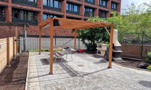 Montering av aluminium pergola i Malmö